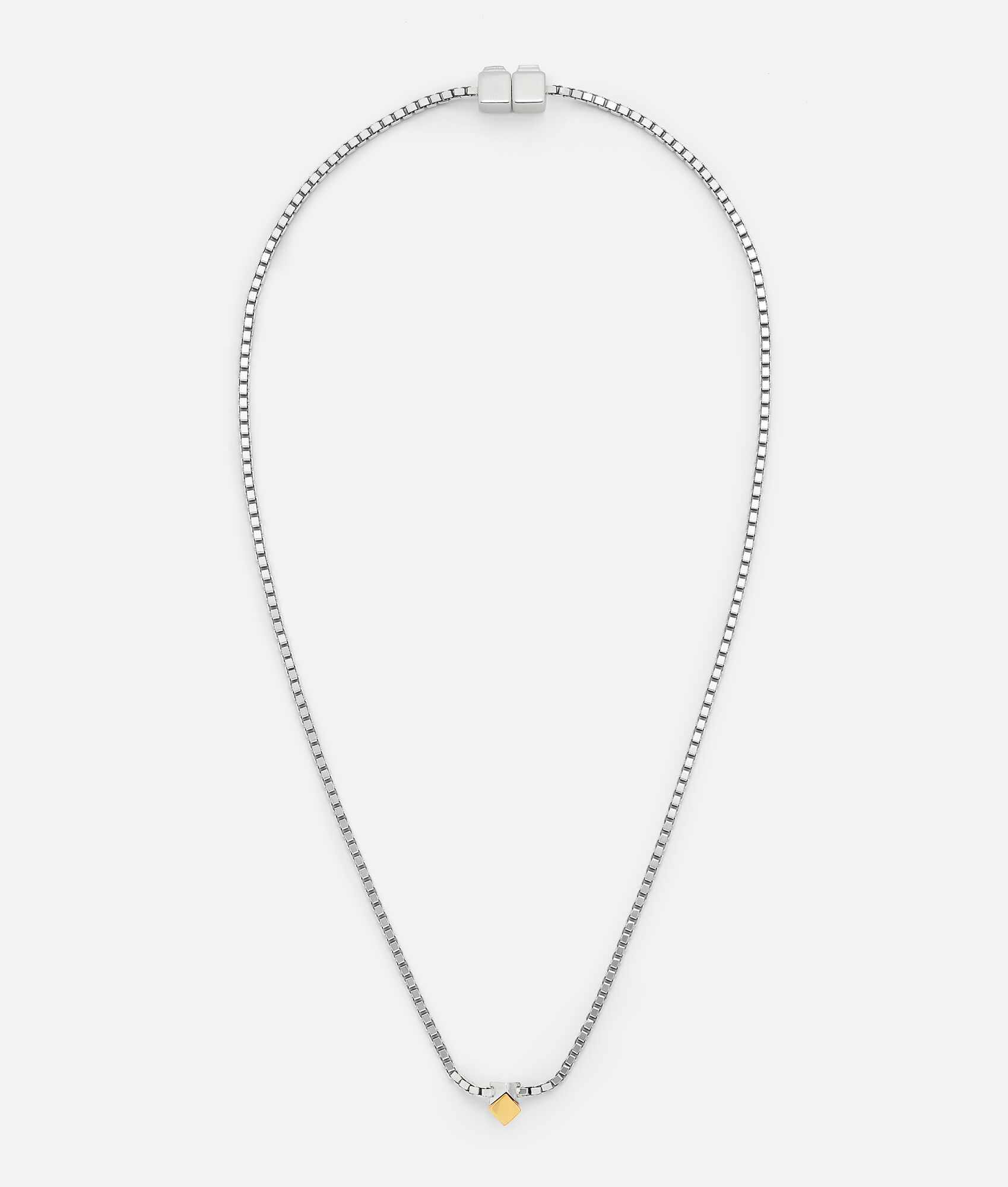 보테가베네타 체인 목걸이 18k 골드 마감 스털링 실버 은 옐로우 골드 857500V507D8119