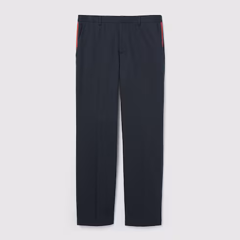 구찌 팬츠 표준핏 다크 블루 면 트윌 826572Z7AJV4440