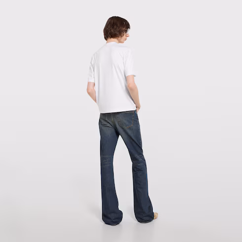 구찌 티셔츠 정규핏 크레스트 자수 화이트 864625XJHV59000