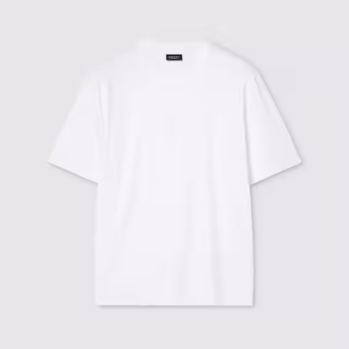 구찌 티셔츠 정규핏 크레스트 자수 화이트 864625XJHV59000