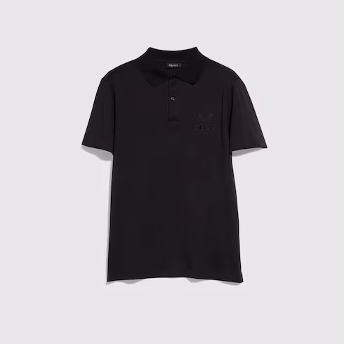 구찌 폴로 셔츠 레귤러핏 검정 875092XJH0T1000