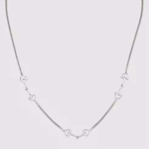 구찌 목걸이 스터럽 모티프 실버 875895J84000818